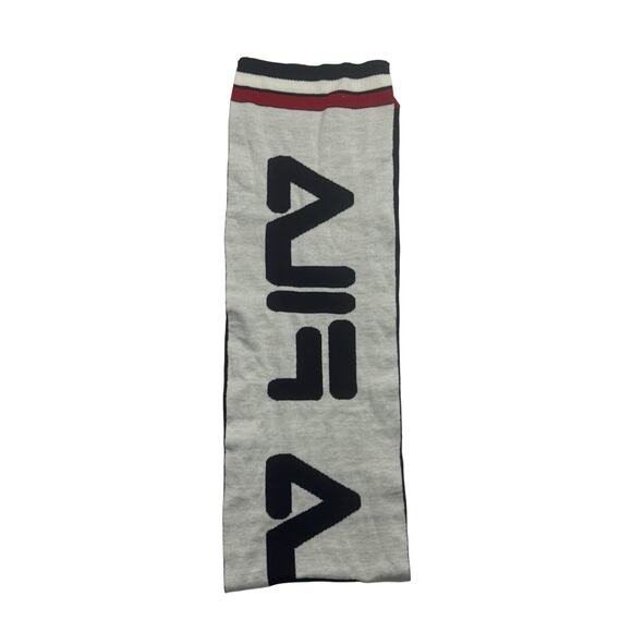 Fila Winter Scarf Unisex Mens Womens Red White Blue Urban Hip Hop Hipster Y2K - Picture 5 of 8